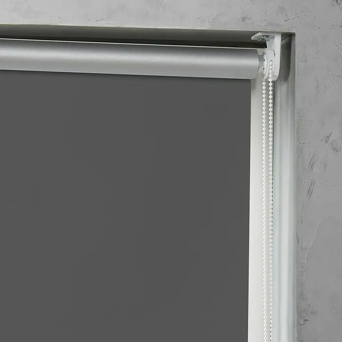 Expo Ambiente Rollo Mini - B x H: 100 x 150 cm, Grau, Verdunkelnd - Detailaufnahme