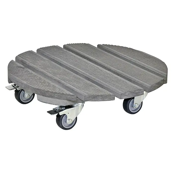 Gardol Pflanzenroller Verona - 38 cm, Max. Belastung: 200 kg - Linke Seitenansicht