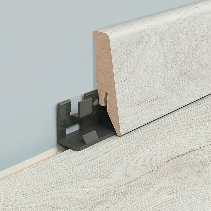 MyStyle Podna kutna lajsna Lilywhite Oak/Misty Plains Oak - 2,6 m x 18 mm x 58 mm, Ravni oblik - Detaljan prikaz