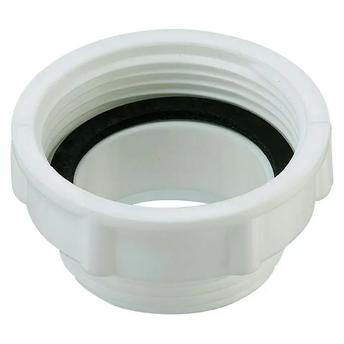 Prsten za distanciranje - 1½″, Plastika, 1¼″, Bijele boje - Pogled sprijeda