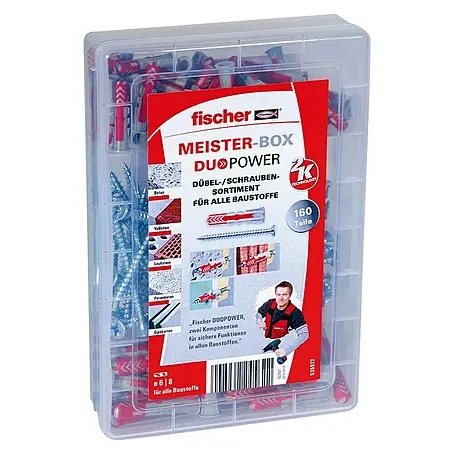 Fischer Meister-Box Schrauben- & Dübel-Set Duopower