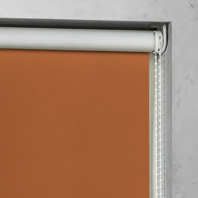 Expo Ambiente Rollo Verdunkelung - B x H: 120 x 190 cm, Terracotta - Vorderansicht