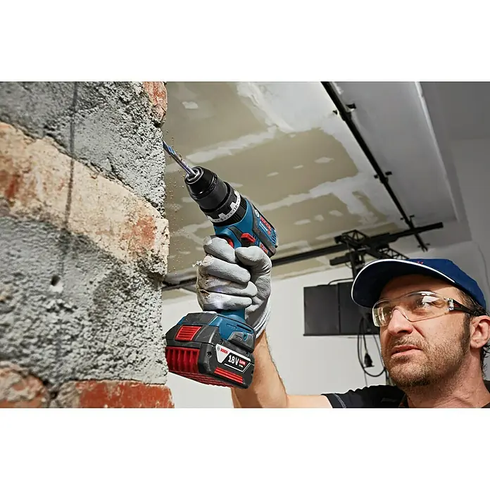 Bosch Professional Akku-Schlagbohrschrauber GSB 18V-60 C - 18 V, Li-Ionen, Ohne Akku, Leerlaufdrehzahl: 0 U/min - 1.900 U/min - Anwendungsbeispiel