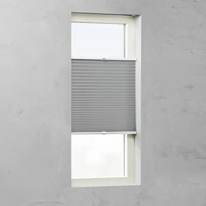 Expo Ambiente Plissee - B x H: 100 x 130 cm, Grau