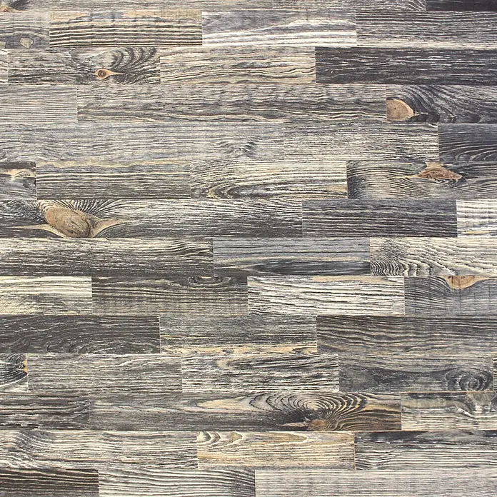 Wodewa Echtholzriemchen Allgäu 006 - Anfallende Länge: 200/400 mm, Breite: 50 mm, Stärke: 4 mm, Inhalt: 1 m² - Vorderansicht