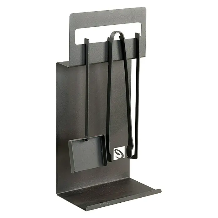 Kamingarnitur Tom - 18 x 30 x 60 cm, Schwarz