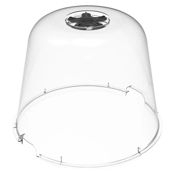 Elho Green Basics Poklopac za plastenik - Ø x V: 30 x 23,1 cm, Prozirno - Pogled sprijeda