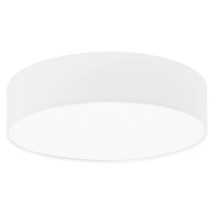 Eglo Deckenleuchte rund Revilla 1 - 40 W, Ø x H: 380 mm x 11 cm, Weiß, E27 - Vorderansicht