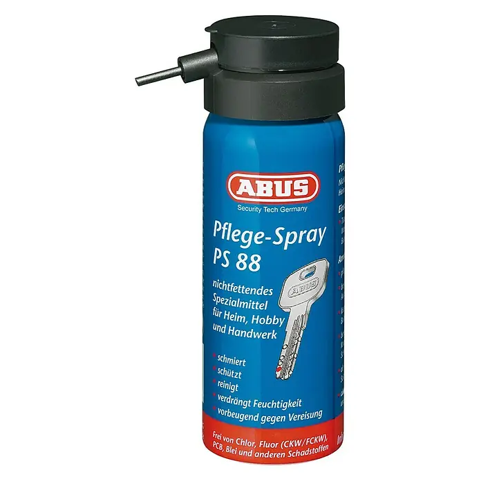 Abus Pflegespray PS88 - Geeignet für: Türzylinder, 50 ml