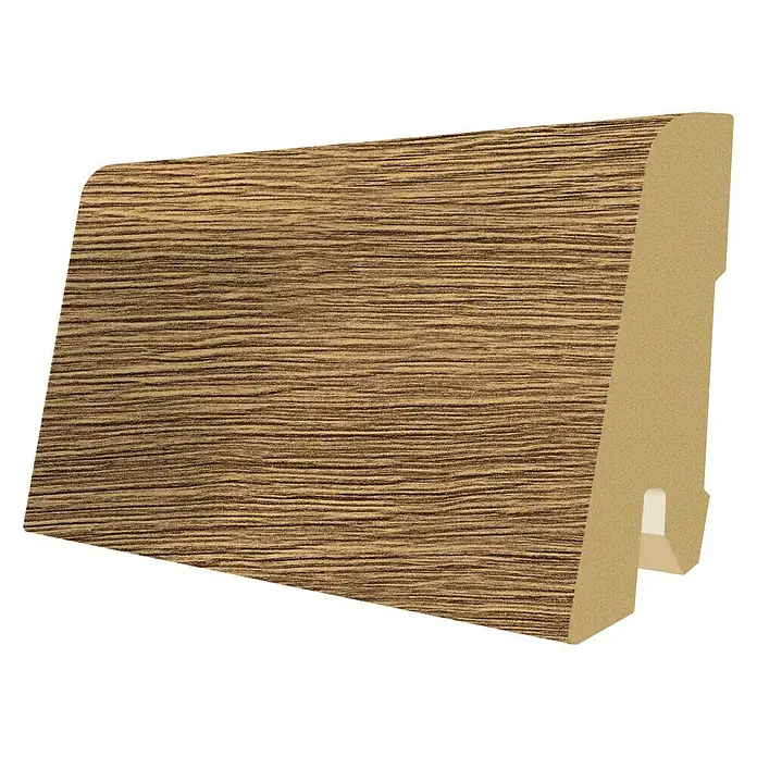 Egger Sockelleiste Daytona Eiche Natur - 2,4 m x 17 mm x 60 mm, Gerade - Rechte Seitenansicht