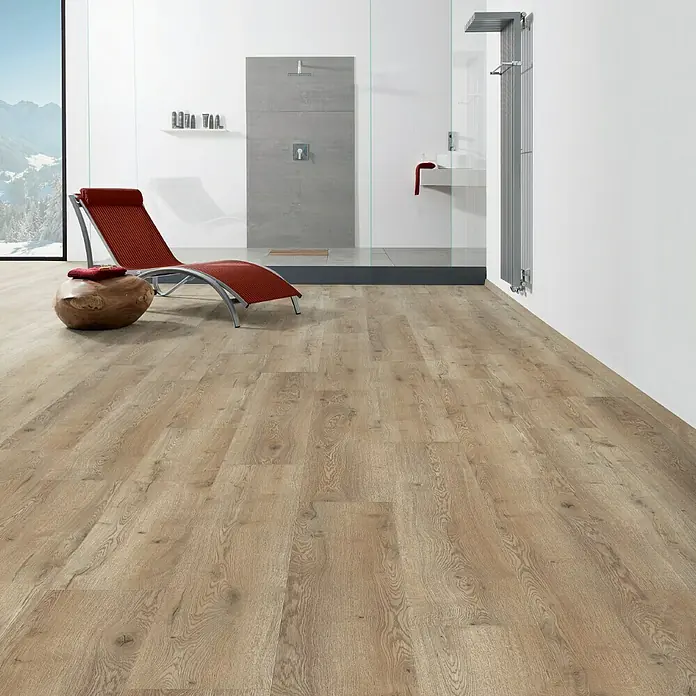 Living by Haro Designboden Eiche Palermo - 1.282 x 235 x 6,5 mm, Landhausdiele - Detailaufnahme