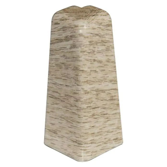 Egger Außenecke - Eiche mittel, 2 Stk., Passend für: Egger Sockelleisten 17 x 60 mm - Ansicht von oben