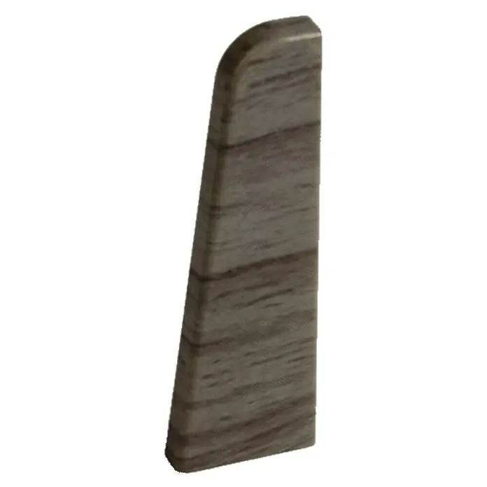 Egger Endkappe - Eiche Anthrazit, 2 Stk., Passend für: Egger Sockelleisten 17 x 60 mm - Rechte Seitenansicht