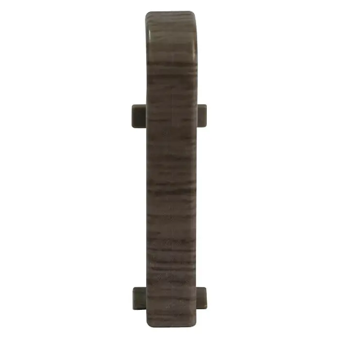 Egger Übergangskappe - Eiche Anthrazit, 2 Stk., Passend für: Egger Sockelleisten 17 x 60 mm - Vorderansicht