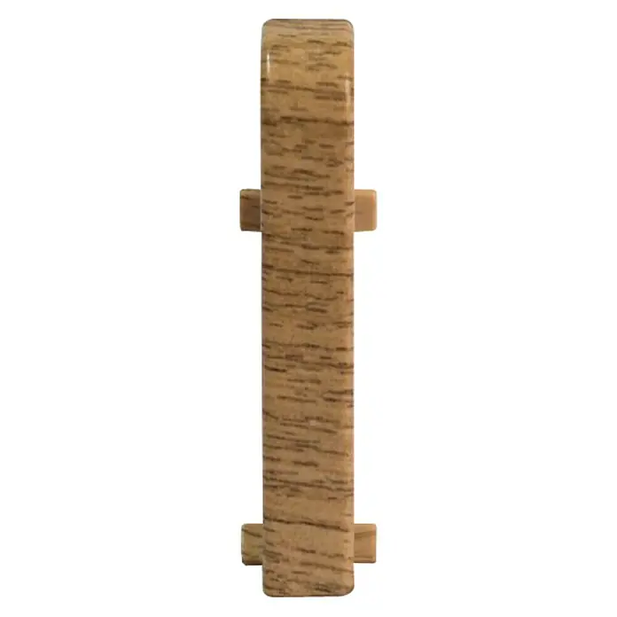 Egger Übergangskappe - Eiche Natur, 2 Stk., Passend für: Egger Sockelleisten 17 x 60 mm - Vorderansicht