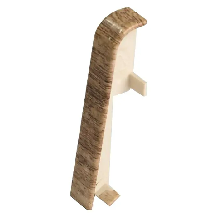 Egger Übergangskappe - Eiche Beige, 2 Stk., Passend für: Egger Sockelleisten 17 x 60 mm - Rechte Seitenansicht