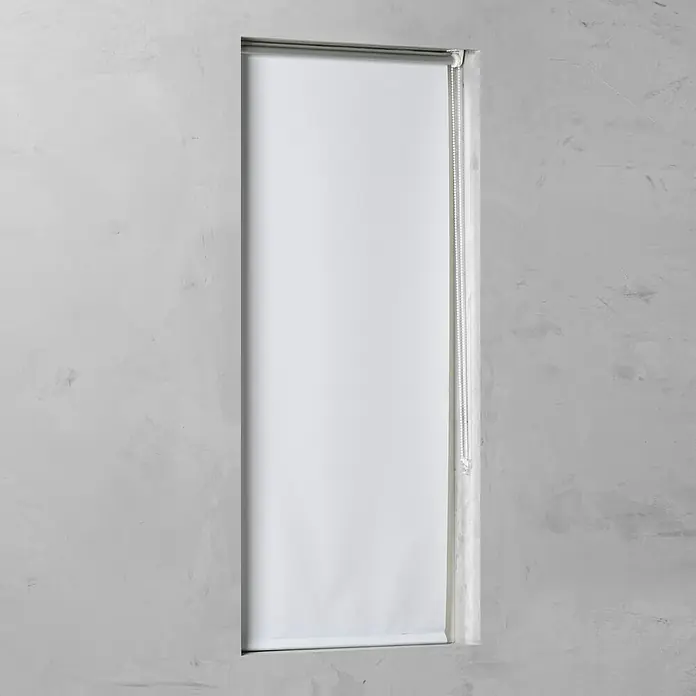Rolo - Š x V: 120 x 150 cm, Bijele boje, Zatamnjuje - Pogled sprijeda