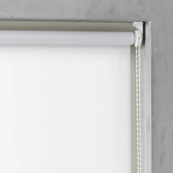 Rolo Basic - Š x V: 120 x 175 cm, Bijele boje, Propusno za danje svjetlo - Detaljan prikaz