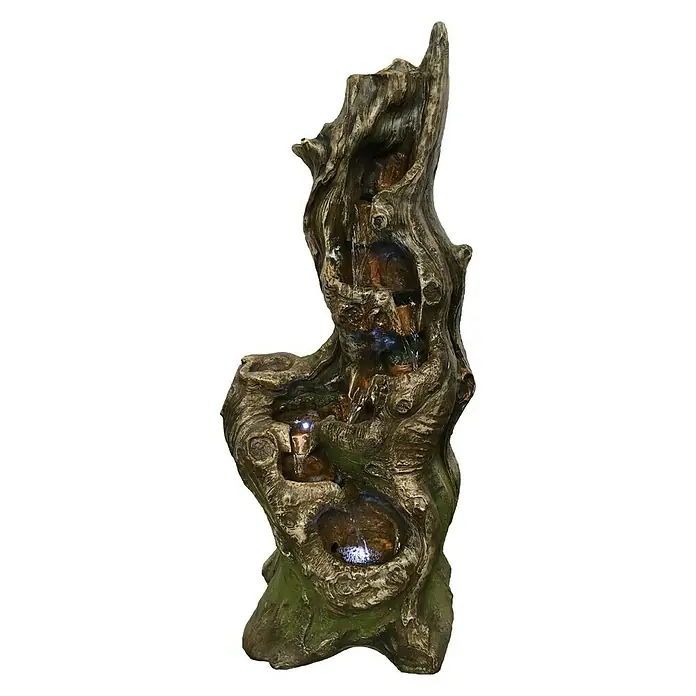 Silex Kunststeinbrunnen Amber - 31 x 46 x 101 cm - Vorderansicht