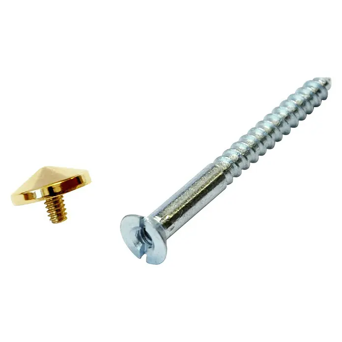 Stabilit Vijak za drvo - Ø x D: 4,5 x 45 mm, Promjer pokrivne kapice: 16 mm, 4 kom, Upuštena glava, Razrez - Pogled odozgo