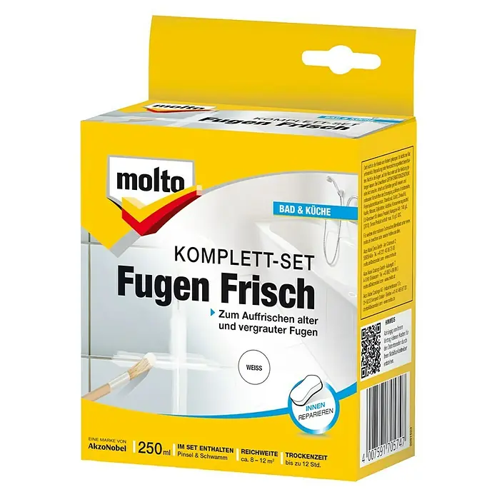 Molto Fugenreiniger Fugen Frisch - Weiß, 250 ml - Vorderansicht