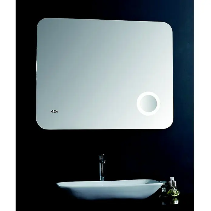 DSK LED-Lichtspiegel Silver Shadow - 80 x 70 cm, Sensorschalter - Stimmungsaufnahme