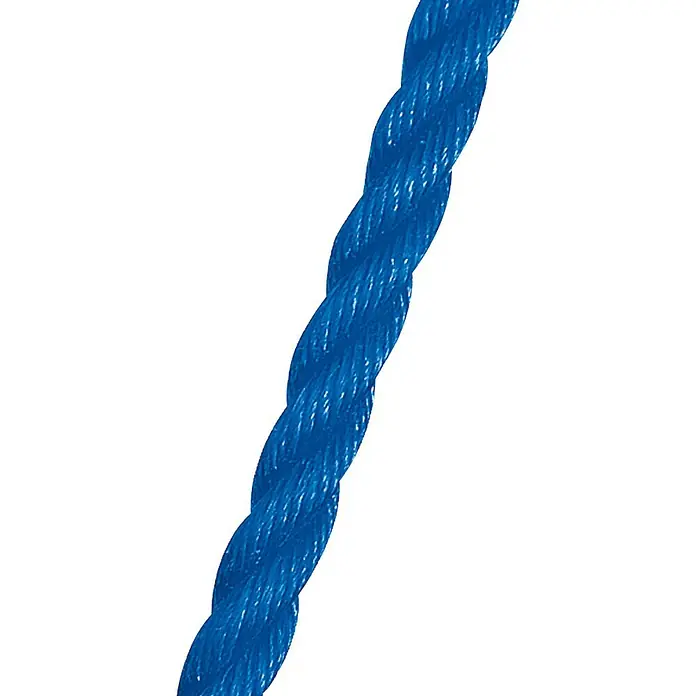 Stabilit PP-Seil Meterware - Als Zuschnitt erhältlich, Belastbarkeit: 190 kg, Blau, Durchmesser: 10 mm