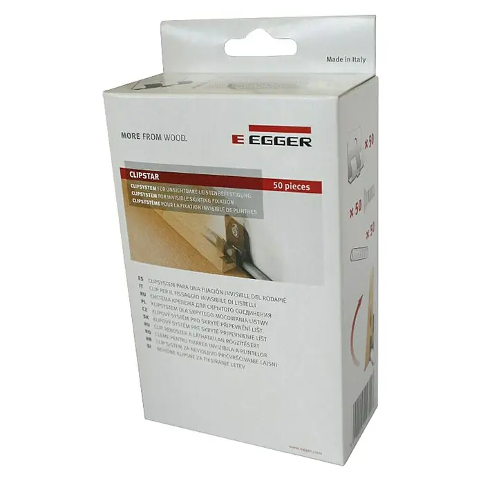 Egger Befestigungsclip Clipstar - 50 Stk. - Rechte Seitenansicht
