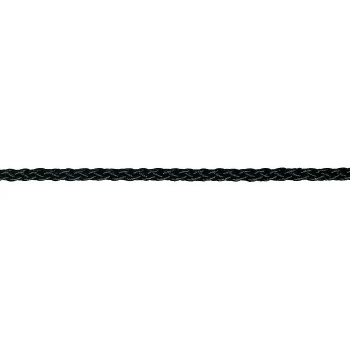 Stabilit PP uže po dužnom metru - Dostupno kao prirez, Opteretivost: 18 kg, Crne boje, Promjer: 3 mm, Polipropilen - Pogled sprijeda