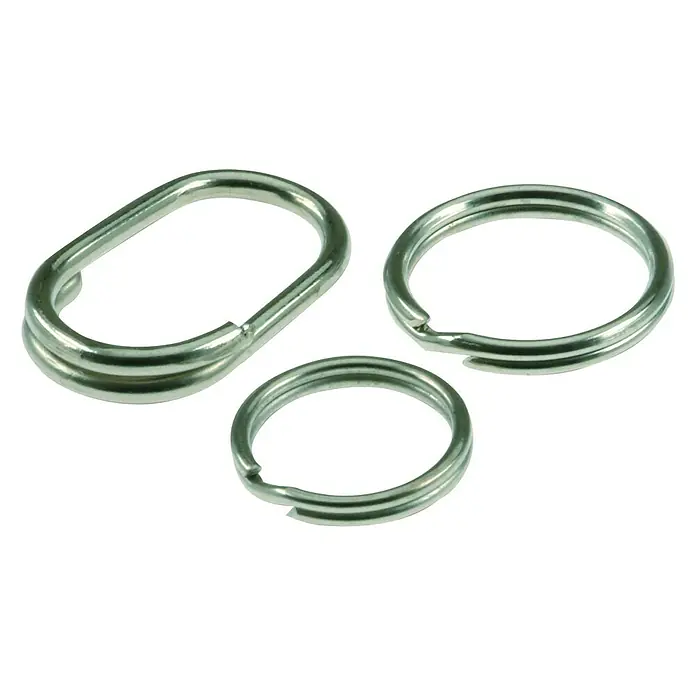 Stabilit Schlüsselring-Set - 10 Stk., Vernickelt - Ansicht von oben
