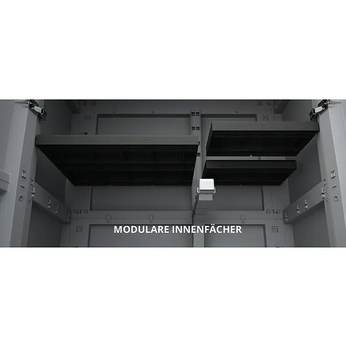 Terry Transforming Kunststoffschrank Erweiterung Modular - L x B x H: 43,6 x 78 x 41,4 cm, Traglast Boden von 7,5 kg bis 40 kg
