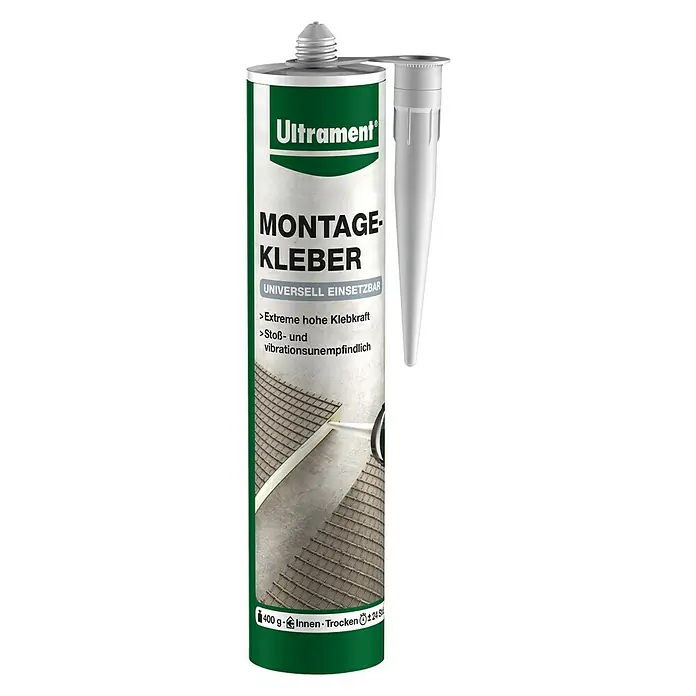 Ultrament Montažno ljepilo Do it - 400 g, Bez otapala - Pogled sprijeda