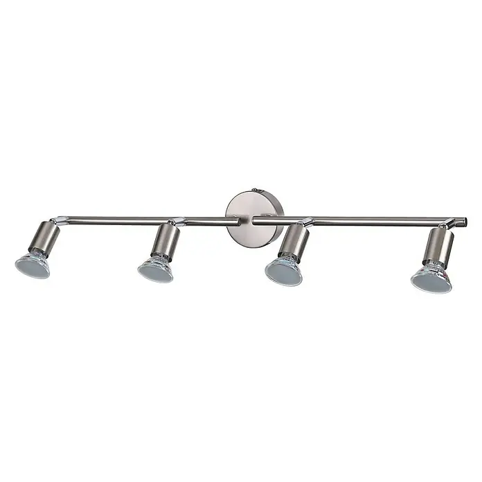 Tween Light LED-Deckenstrahler Bari - 16 W, L x B x H: 60,5 x 8 x 13,5 cm, Nickel matt, Warmweiß