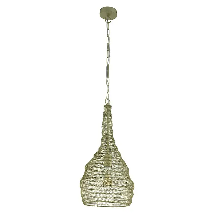 Eglo Pendelleuchte rund - Champagnergold
