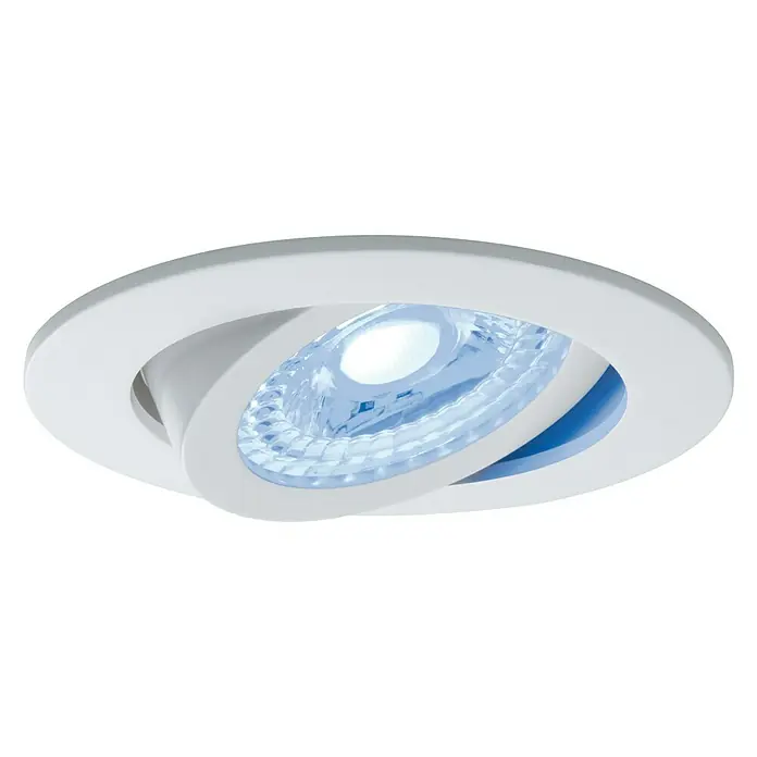 Paulmann Smart Home ZigBee LED-Einbauleuchten-Set - 10,5 W, Weiß, 3 Stk., RGB - Rechte Seitenansicht