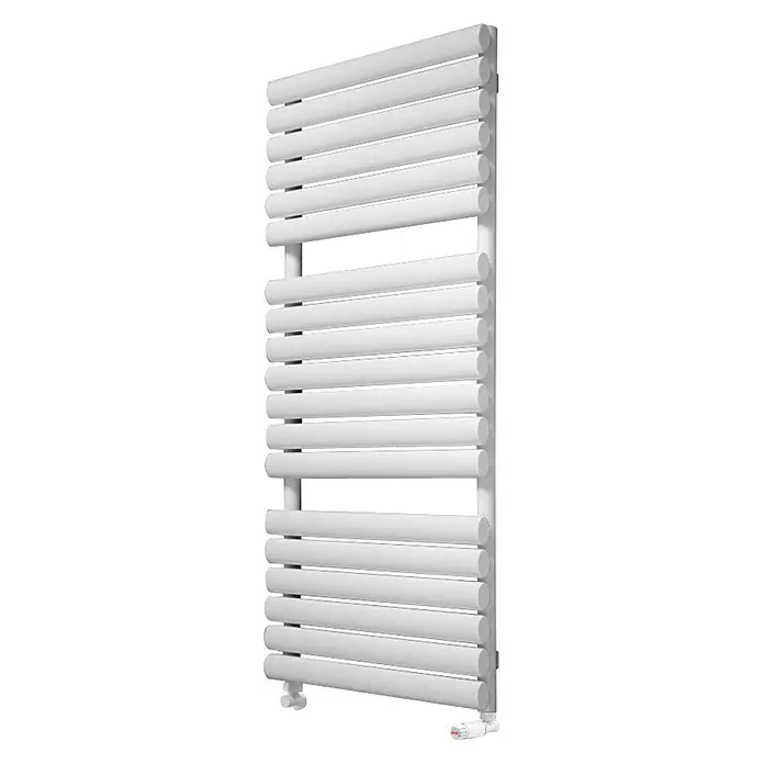Camargue Badheizkörper Neo - 60 x 121,6 cm, 826 W, Weiß - Linke Seitenansicht