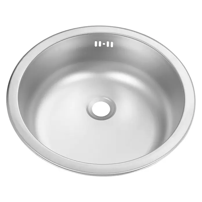 Komplet okruglih sudopera - Vanjski promjer: 450 mm, Plemeniti čelik, Glatko