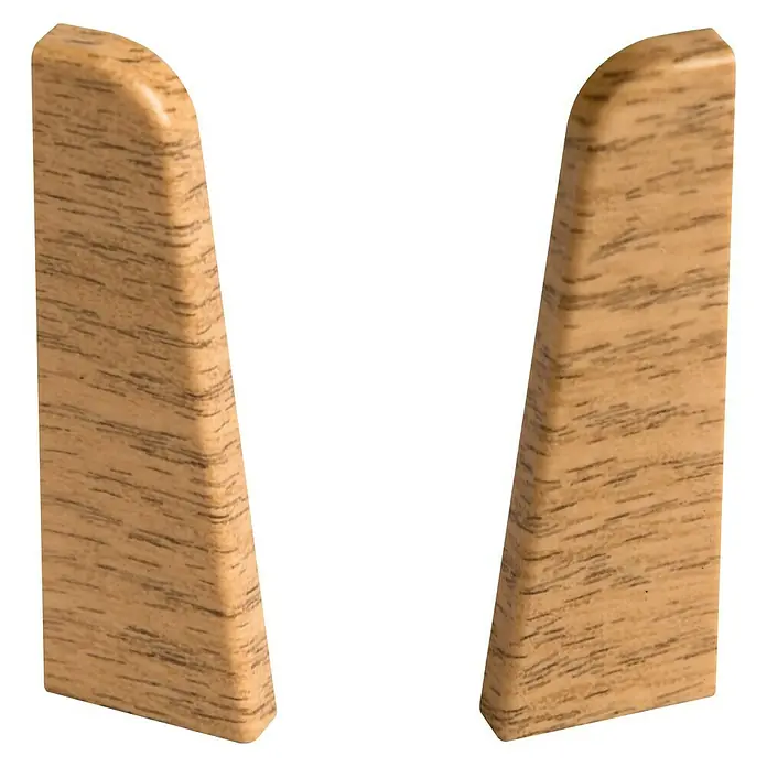 Egger Endkappe - Eiche Rotbraun, 2 Stk., Passend für: Egger Sockelleisten 17 x 60 mm
