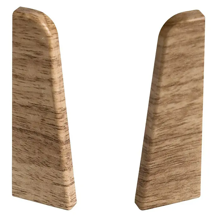 Egger Endkappe - Eiche Beige, 2 Stk., Passend für: Egger Sockelleisten 17 x 60 mm