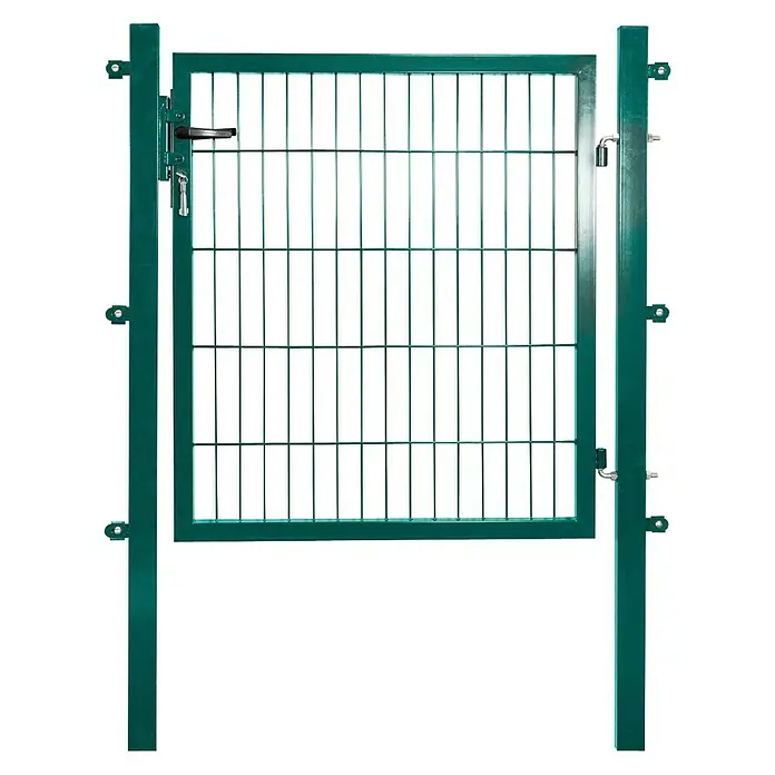 Peddy Shield Zauntor ESM - 1 x 1 m, Grün, Stahl - Vorderansicht