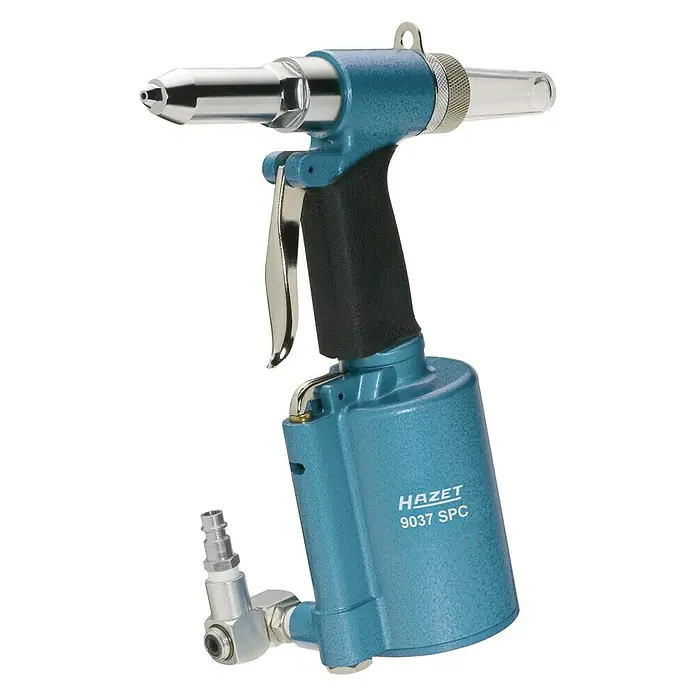 Hazet Blindniet-Pistole 9037SPC - Geeignet für: Blindnieten 2,4/3/3,2/4/4,8 mm, Betriebsdruck: 6,3 bar