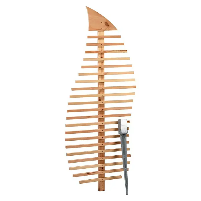 Dobar Rankhilfe Fraxinus - B x H: 76 x 186 cm, Hellbraun - Vorderansicht