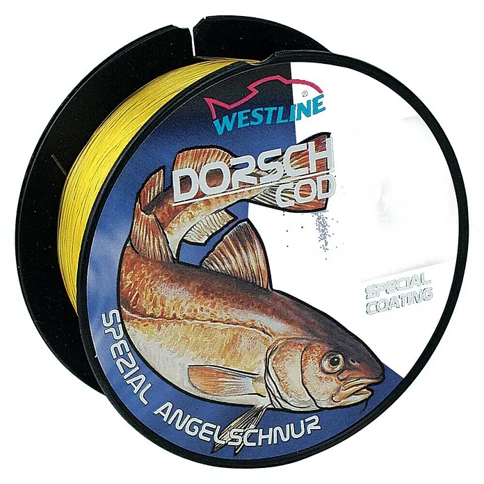 Westline Zielfischschnur - Zielfisch: Dorsch, Ø x L: 0,35 mm x 300 m, Tragkraft: 8,5 kg, Gelb Fluo