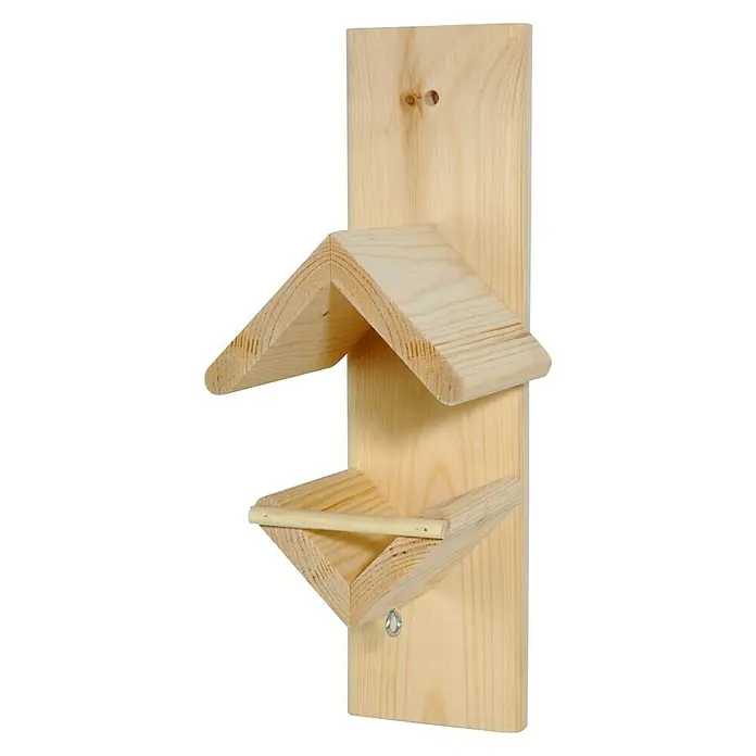 Dobar Futterstation - 13 x 12 x 35 cm - Linke Seitenansicht