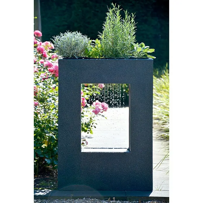 Dobar Kunststeinbrunnen - 54,5 x 19 x 76 cm - Stimmungsaufnahme