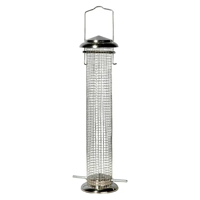 Dobar Futtersäule - Ø x H: 9,5 x 39 cm, Metall - Vorderansicht