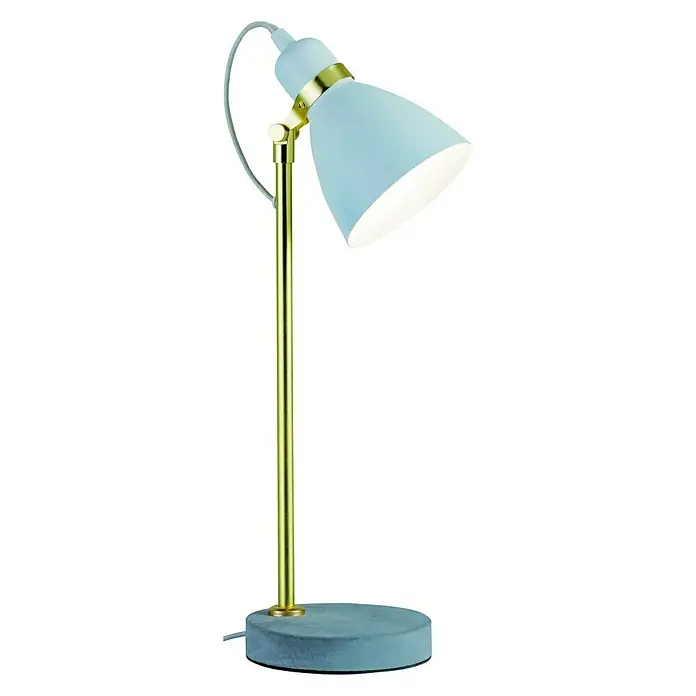 Paulmann Neordic Tischleuchte Orm - 20 W, Gold, Weiß, Grau, E27 - Vorderansicht