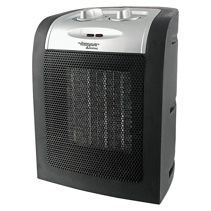 Voltomat HEATING Keramička ventilatorska grijalica FH-106145.4 - 1.800 W, Visina: 22 cm, S termostatom
