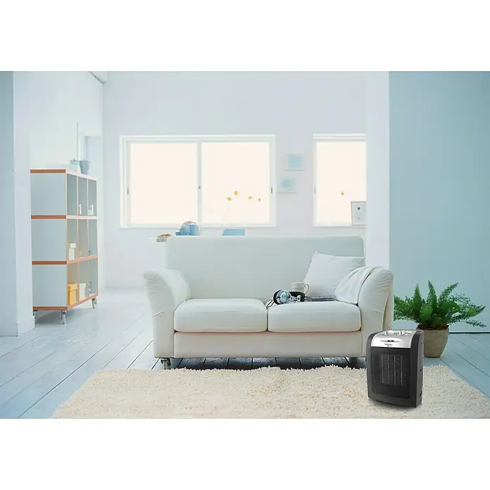 Voltomat HEATING Keramička ventilatorska grijalica FH-106145.4 - 1.800 W, Visina: 22 cm, S termostatom
