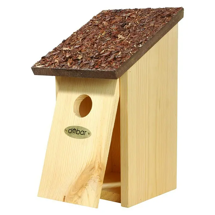 Dobar Nistkasten - 14,5 x 16,5 x 27 cm - Linke Seitenansicht